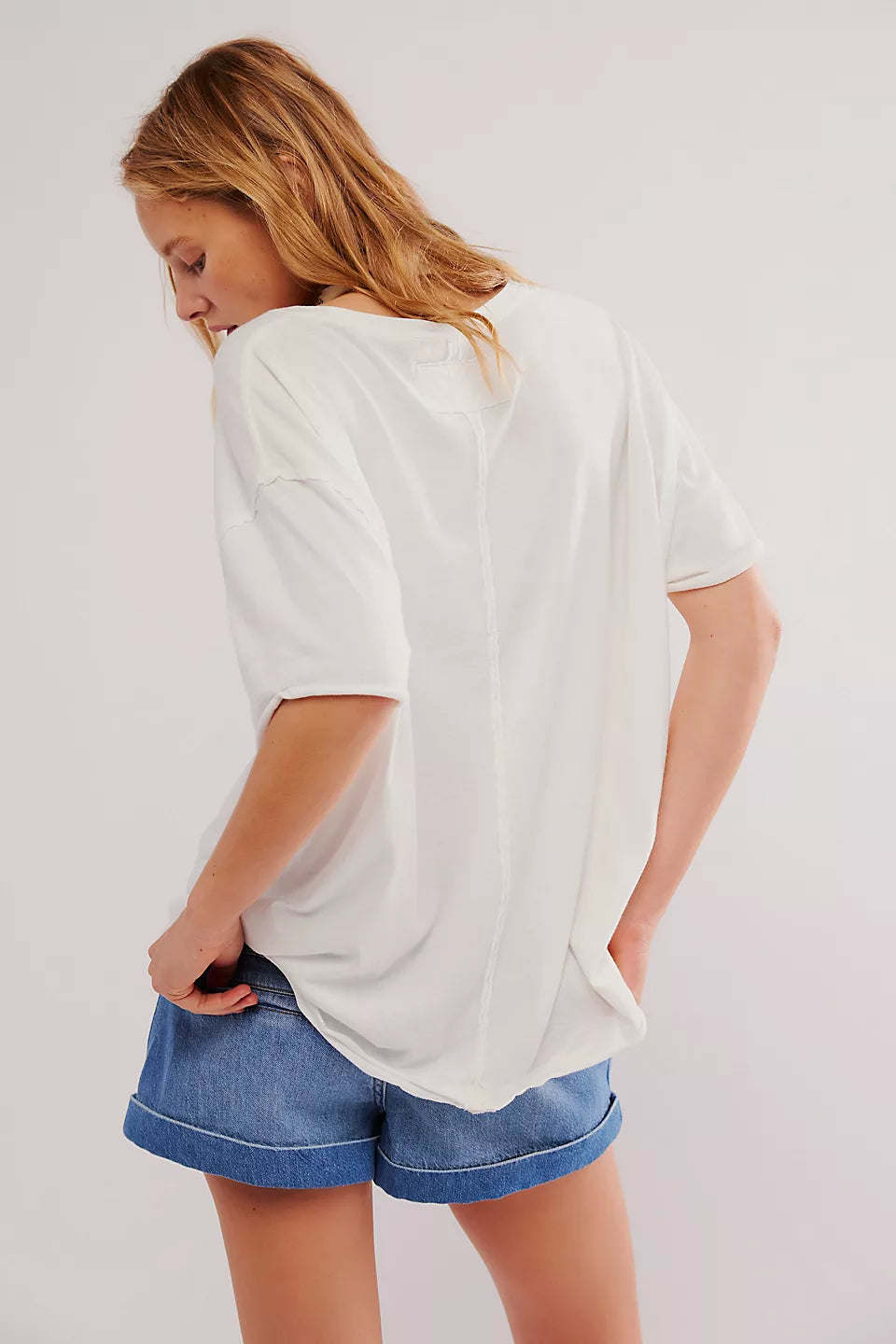 Free People Nina Oversized Cotton Tee – We The Free Collection