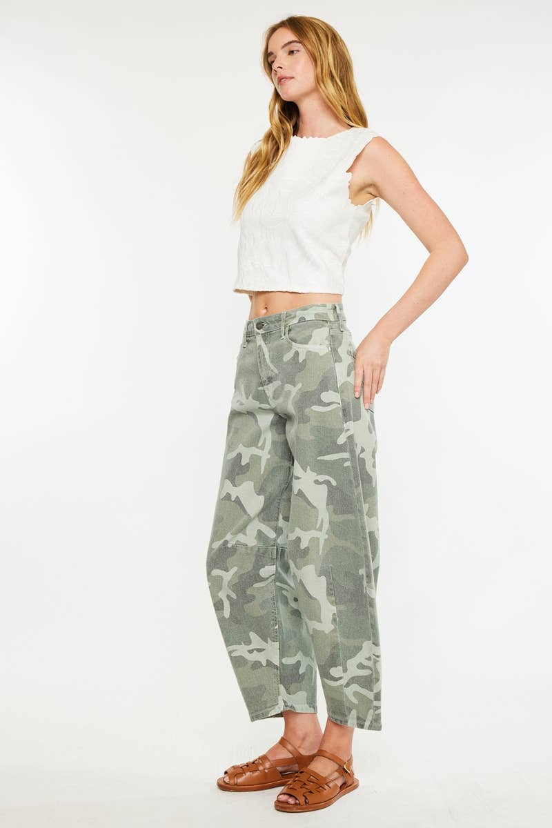 Kan Can High Rise Camo Print Horseshoe