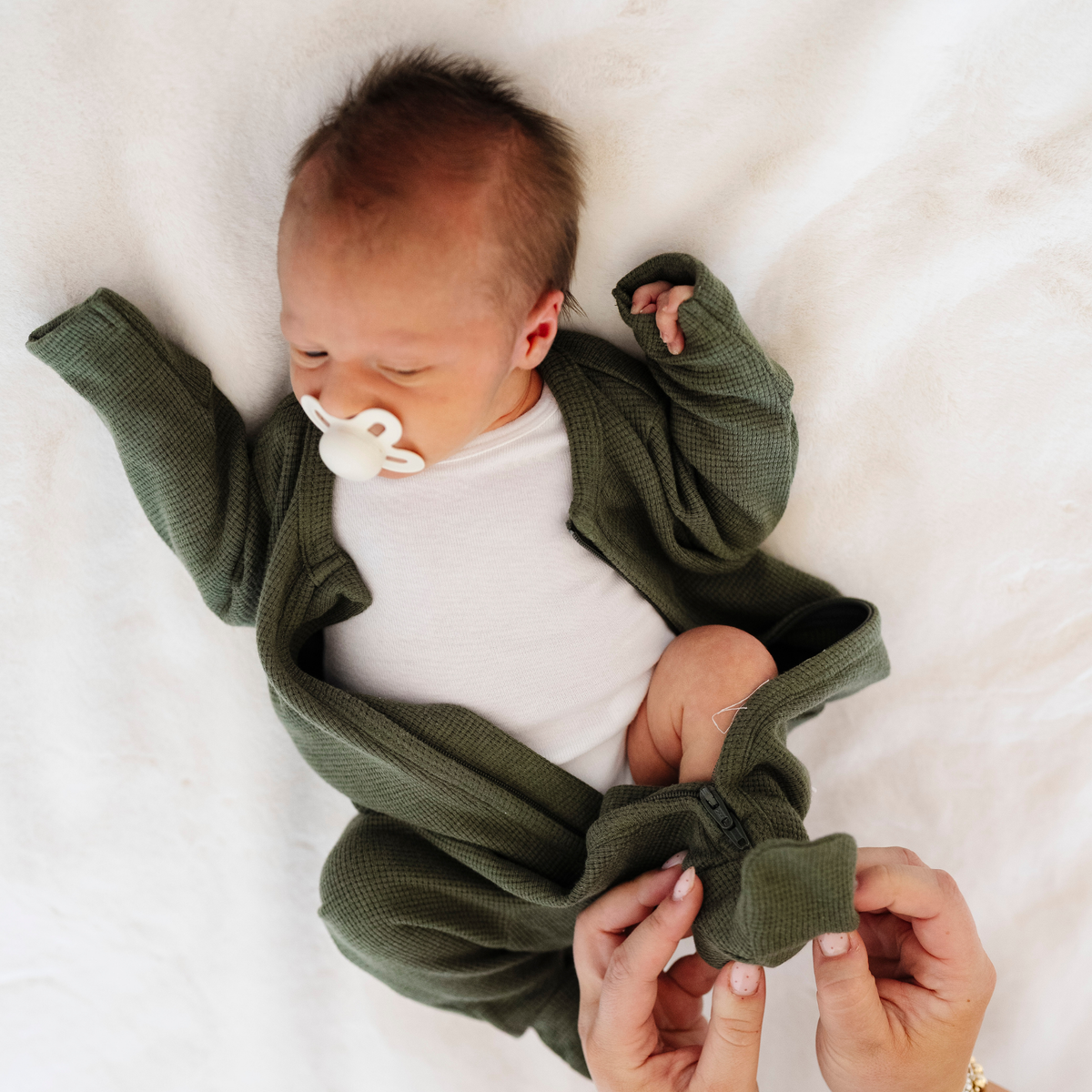 SARANONI STRETCHY WAFFLE KNIT OUTFITS