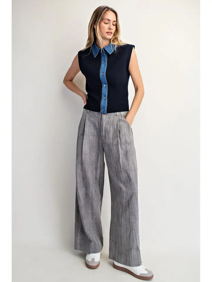 Cotierra Wide-Leg Chino Trousers
