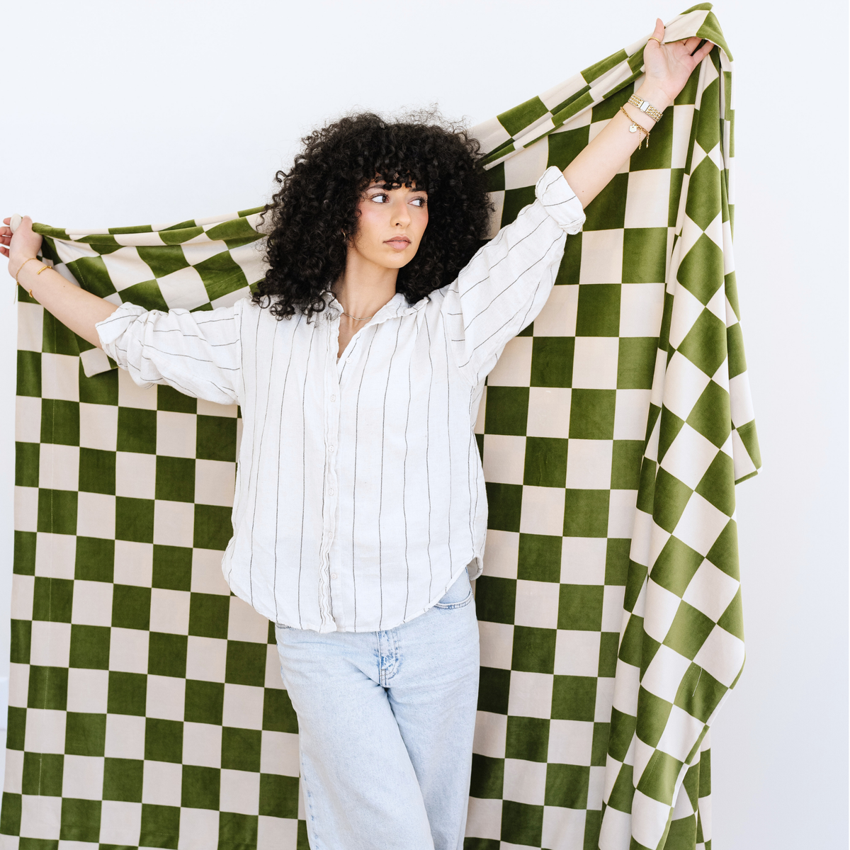 SARANONI MINKY STRETCH XL THROW BLANKETS