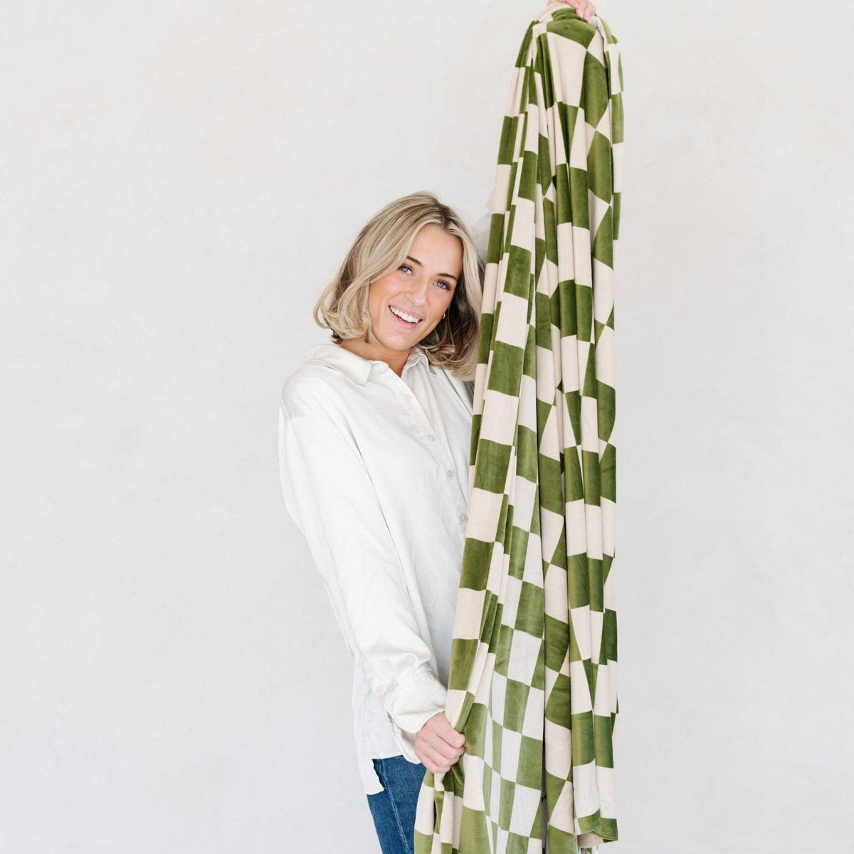 SARANONI MINKY STRETCH XL THROW BLANKETS