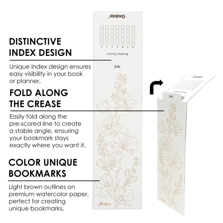 Grabie Watercolor Bookmarks