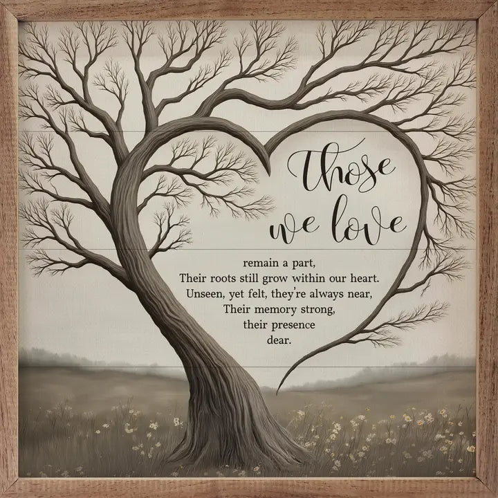 Those We Love Heart Tree