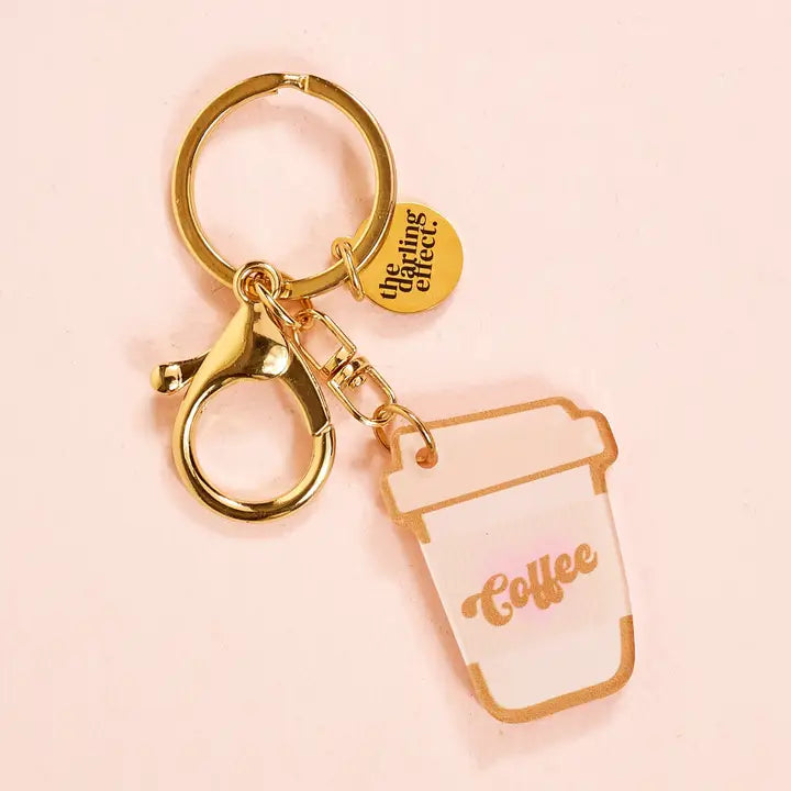 Acrylic Keychain–Coffee Cup
