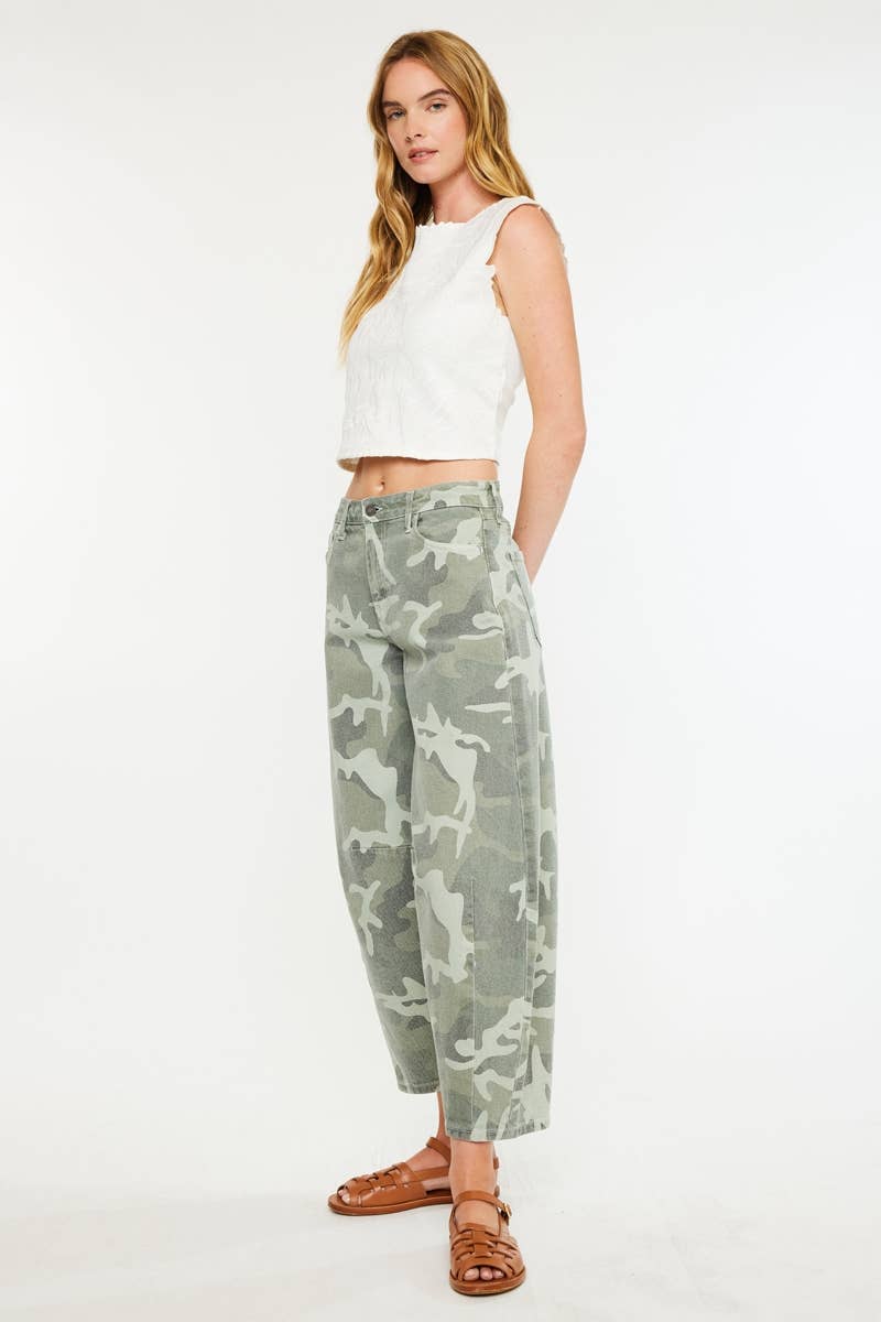 Kan Can High Rise Camo Print Horseshoe