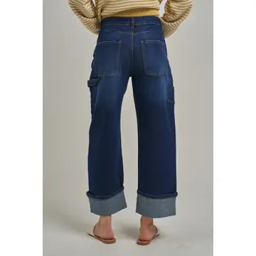 The Ultimate Cuffed Stretch Carpenter Jeans – Relaxed Fit