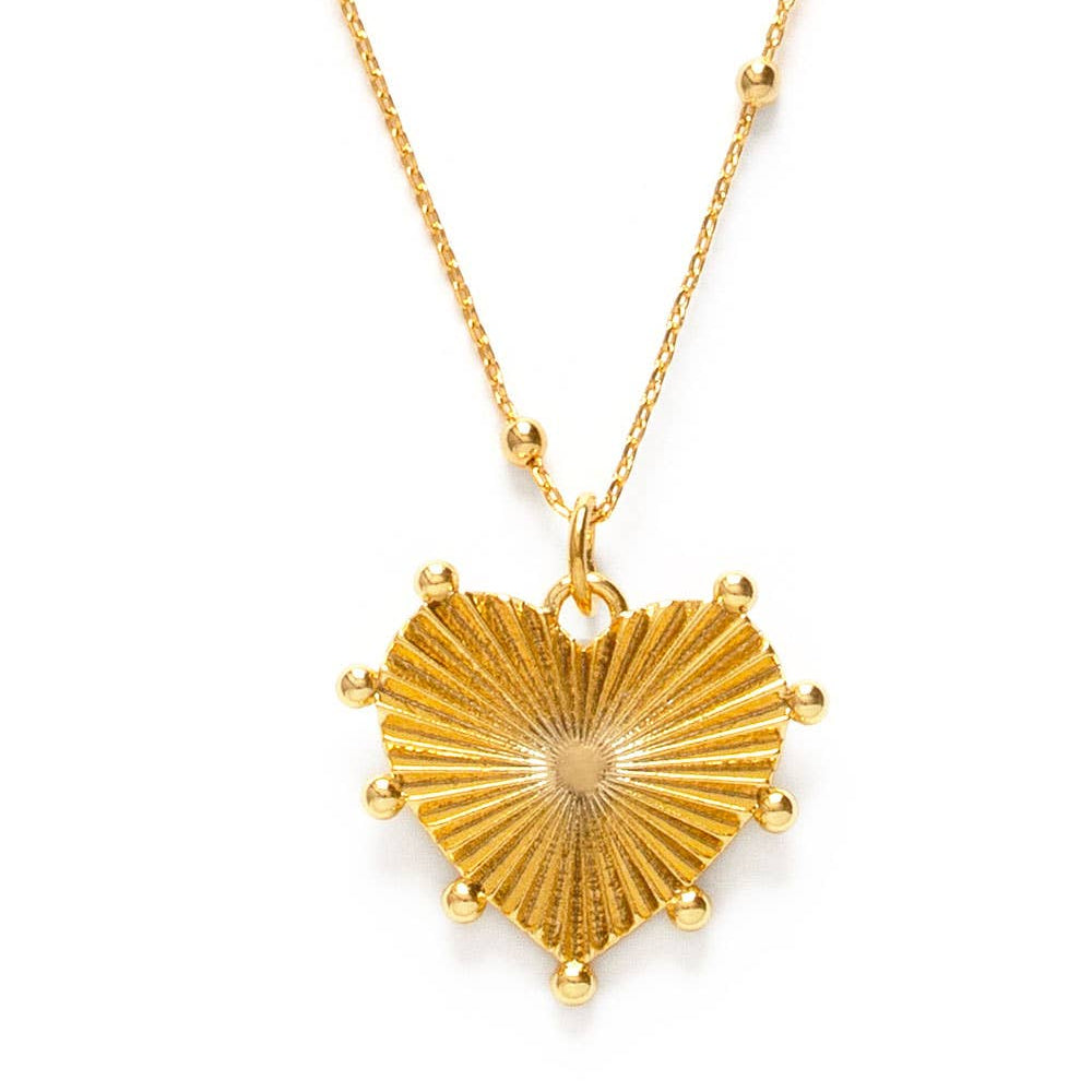 Renaissance Heart Pendant Necklace