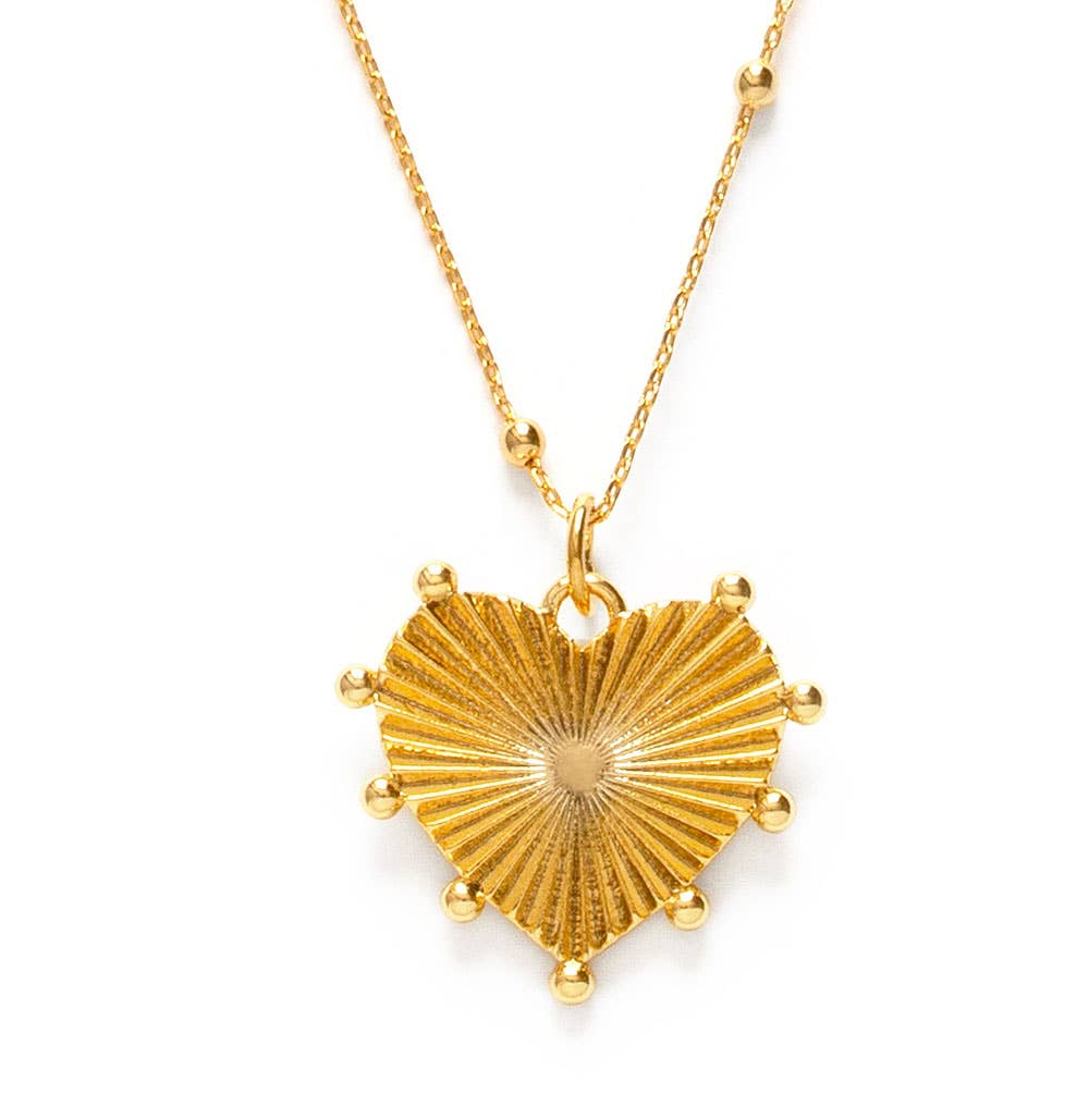 Renaissance Heart Pendant Necklace
