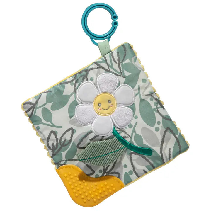 2-in-1 Sensory Crinkle Teether Toy