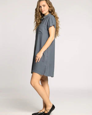 Thread & Supply June Charcoal Dress