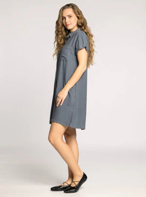Thread & Supply June Charcoal Dress
