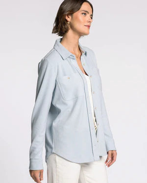Thread & Supply Lewis Blue Stripe Shirt