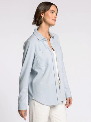 Thread & Supply Lewis Blue Stripe Shirt