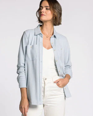 Thread & Supply Lewis Blue Stripe Shirt