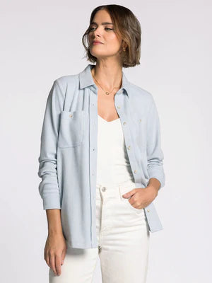 Thread & Supply Lewis Blue Stripe Shirt