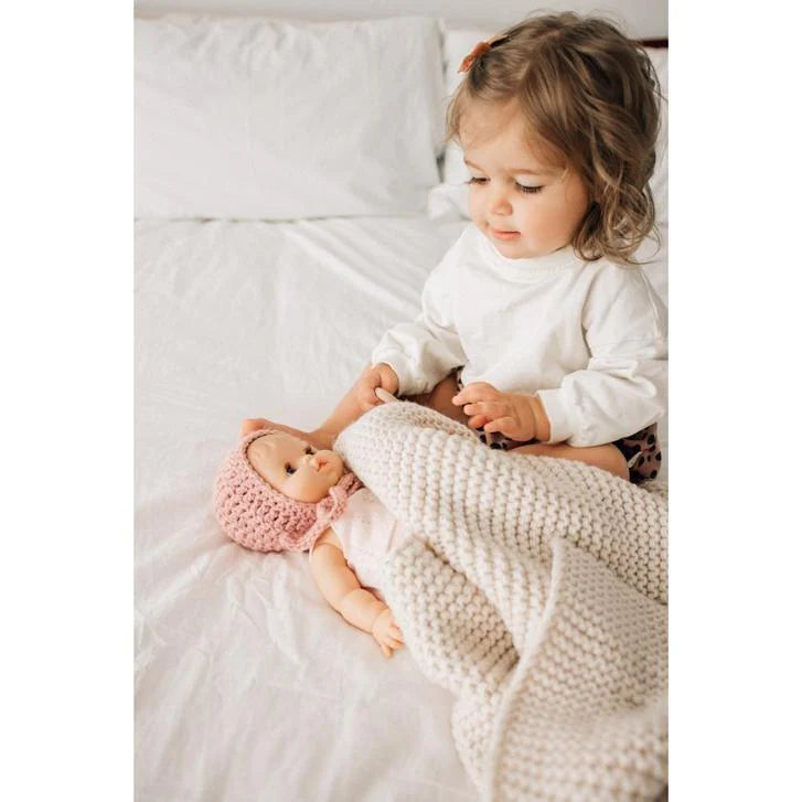 Garter Stitch Knit Baby Blanket