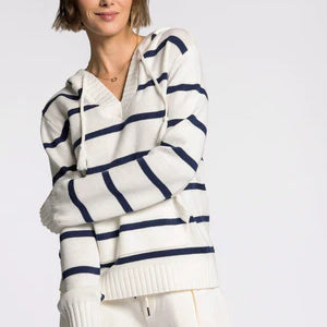 Thread & Supply Rylee Hoodie Ivory/Navy