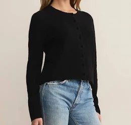Z Supply Medina Black Cardigan