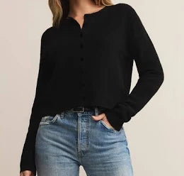 Z Supply Medina Black Cardigan