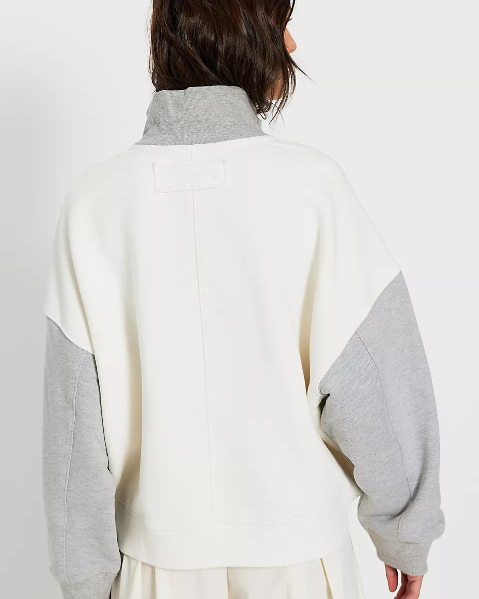 Free People Timeless Colorblock Pullover