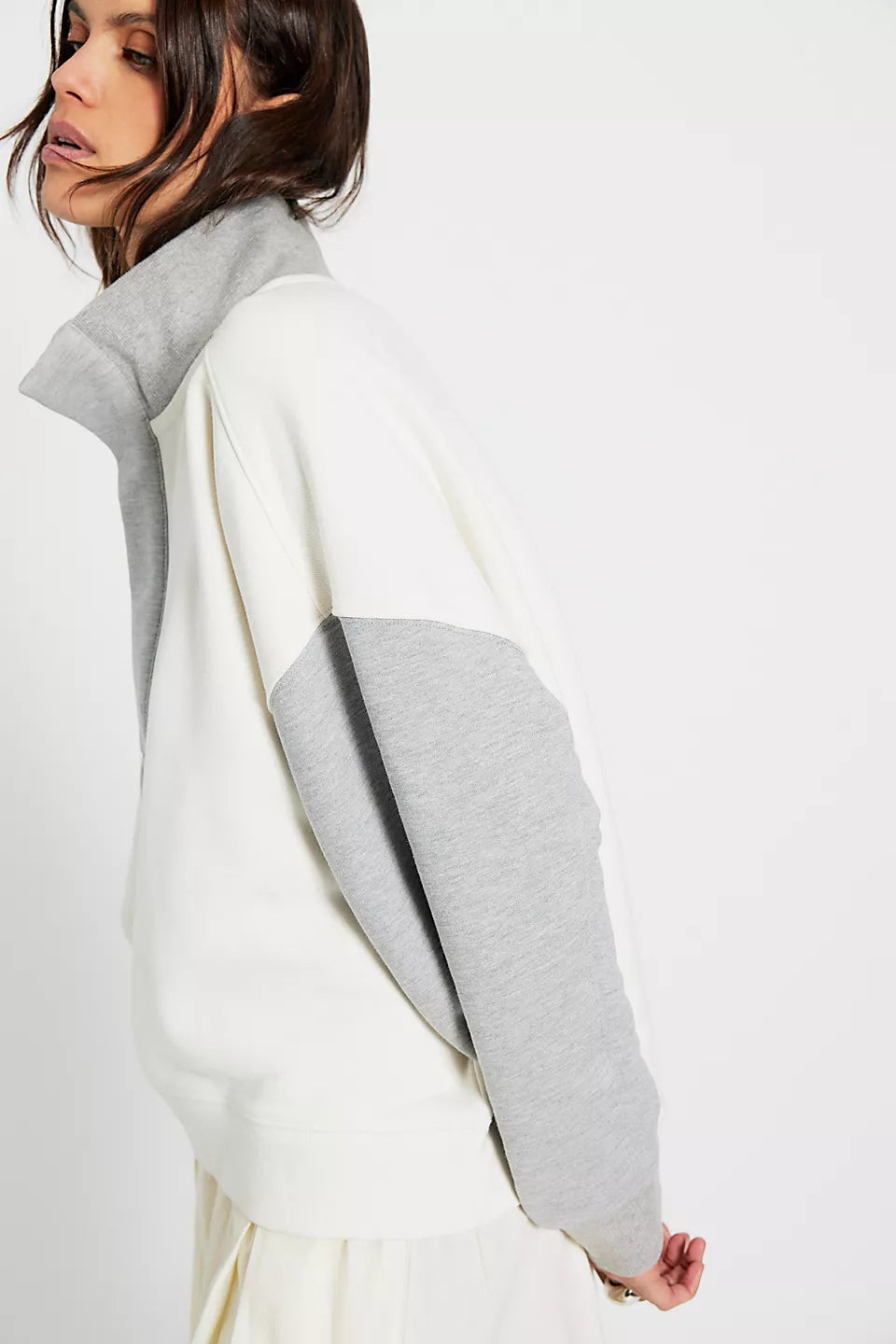 Free People Timeless Colorblock Pullover
