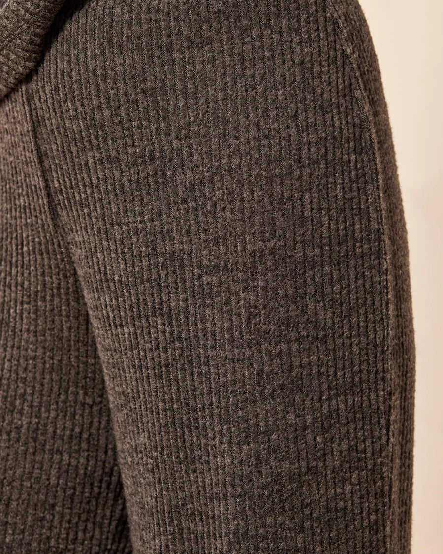 Tribal Ribbed Knit Elastic Waist Lounge Pants