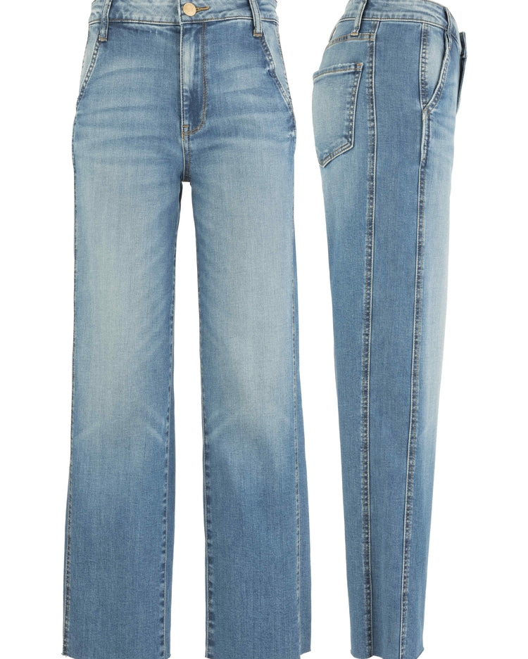 Kut Charlotte High Rise Wide Leg Jeans
