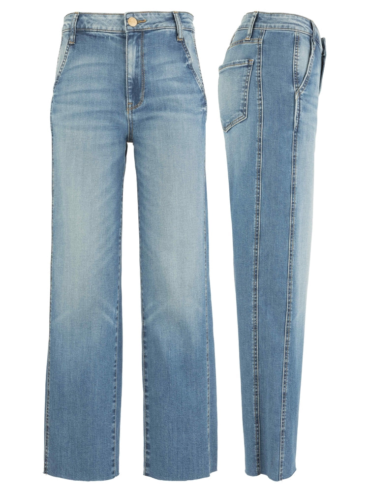 Kut Charlotte High Rise Wide Leg Jeans