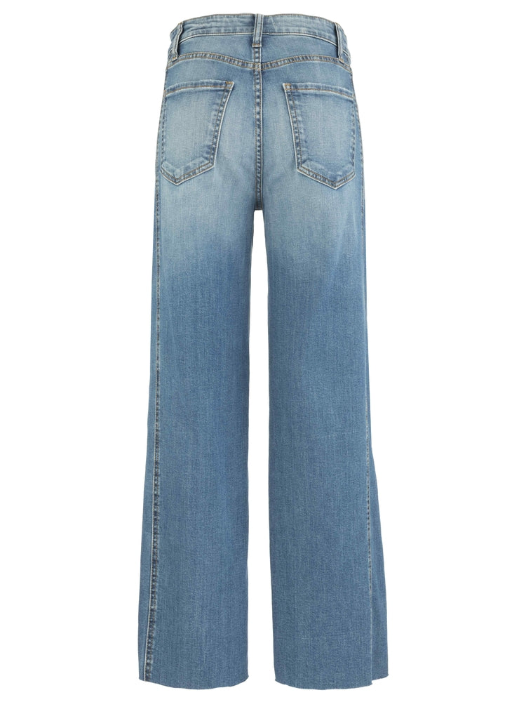 Kut Charlotte High Rise Wide Leg Jeans