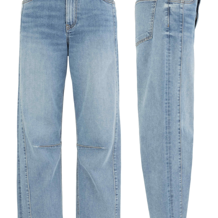 KUT ASHTON HIGH RISE RELAXED LEG PANT W/FRNTSIDE PANEL