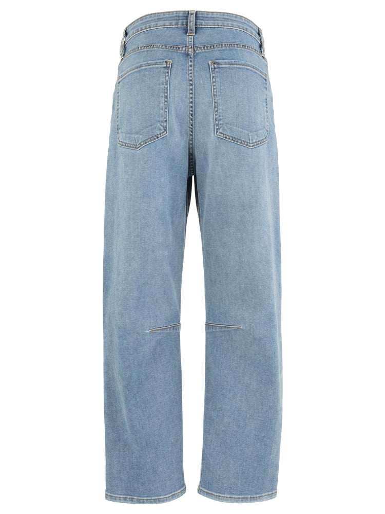 KUT ASHTON HIGH RISE RELAXED LEG PANT W/FRNTSIDE PANEL