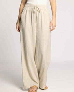 Solana Effortless Wide-Leg Linen Pants