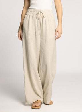 Solana Effortless Wide-Leg Linen Pants