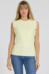 Bridget Ribbed Ruffle Tank Top