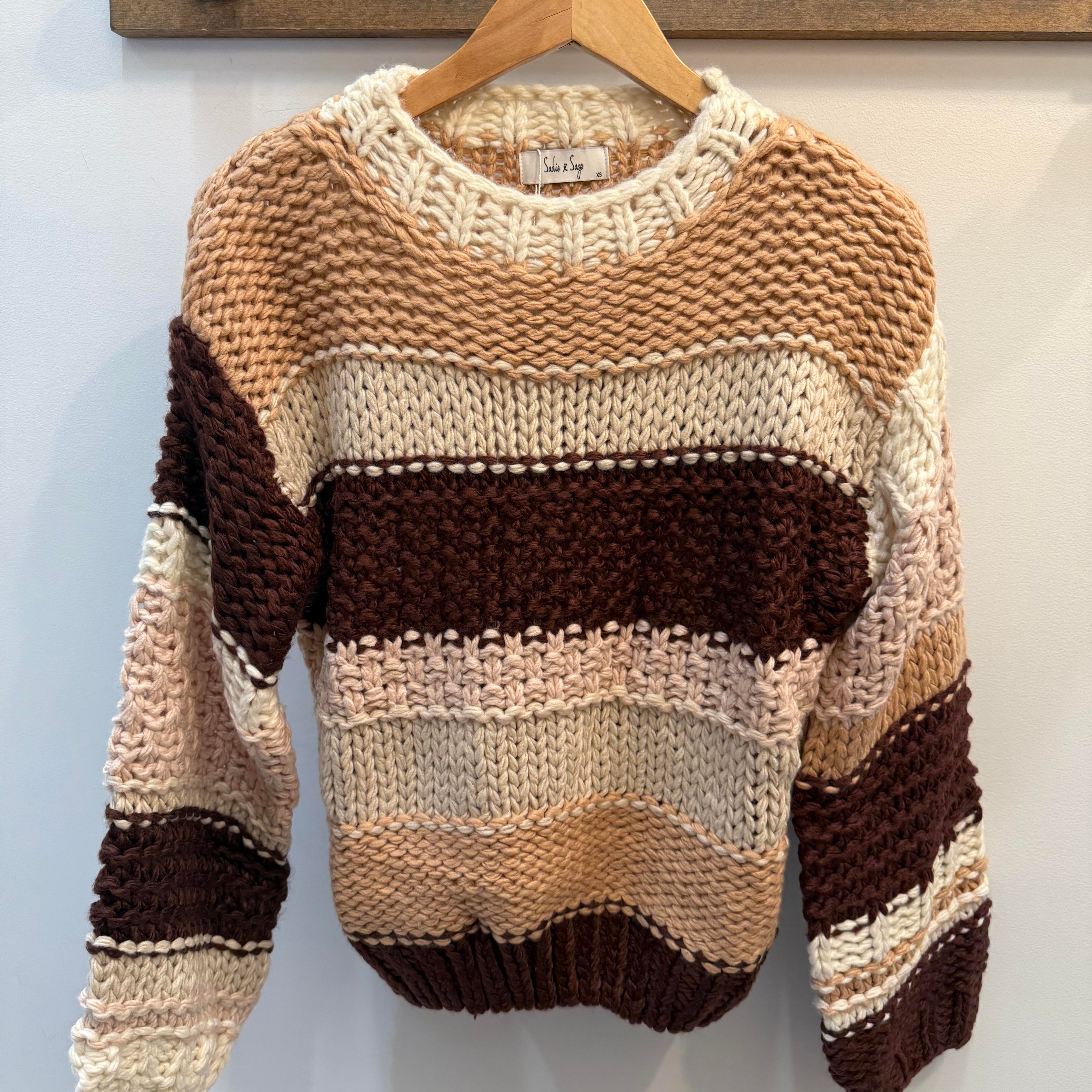 Butter Pecan Chunky Sweater