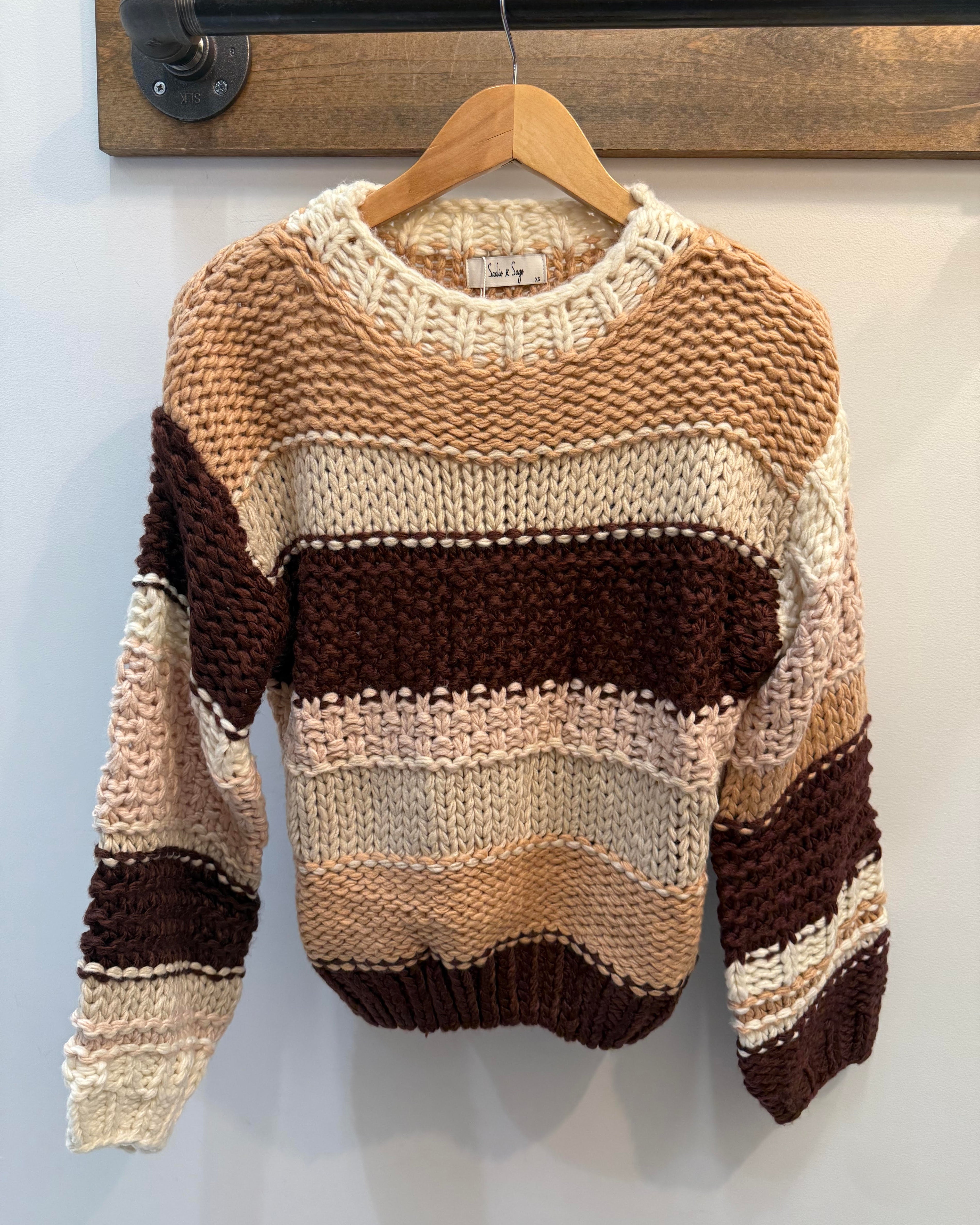 Butter Pecan Chunky Sweater