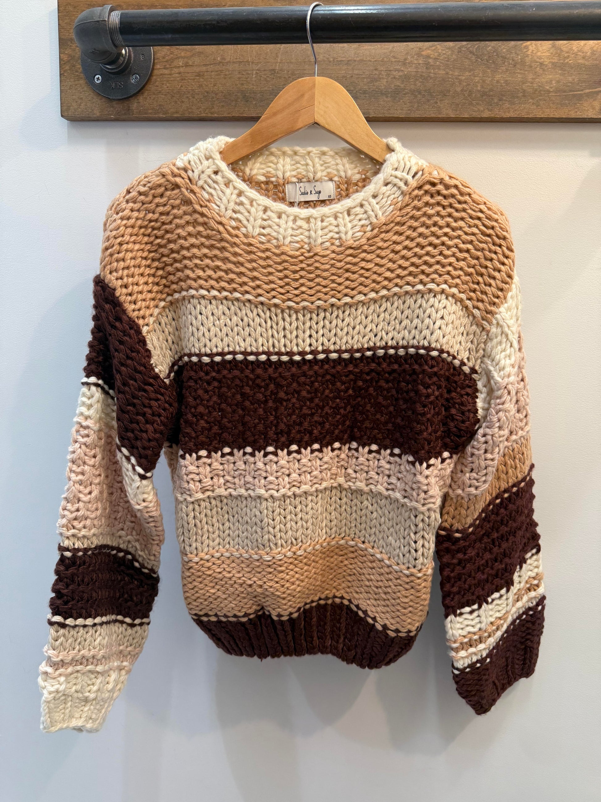 Butter Pecan Chunky Sweater