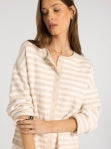 Dover Striped Knit Cardigan