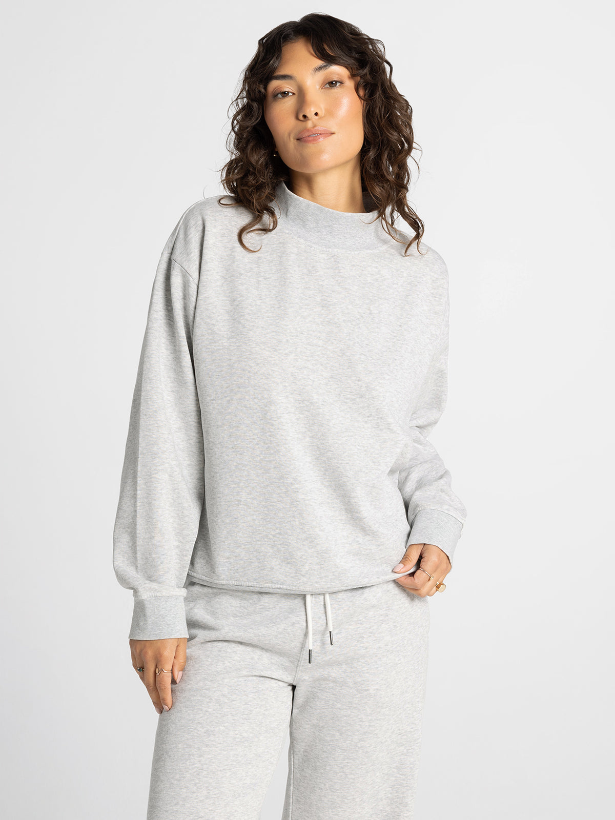Thread & Supply Ashford Oversized Mockneck Sweatshirt
