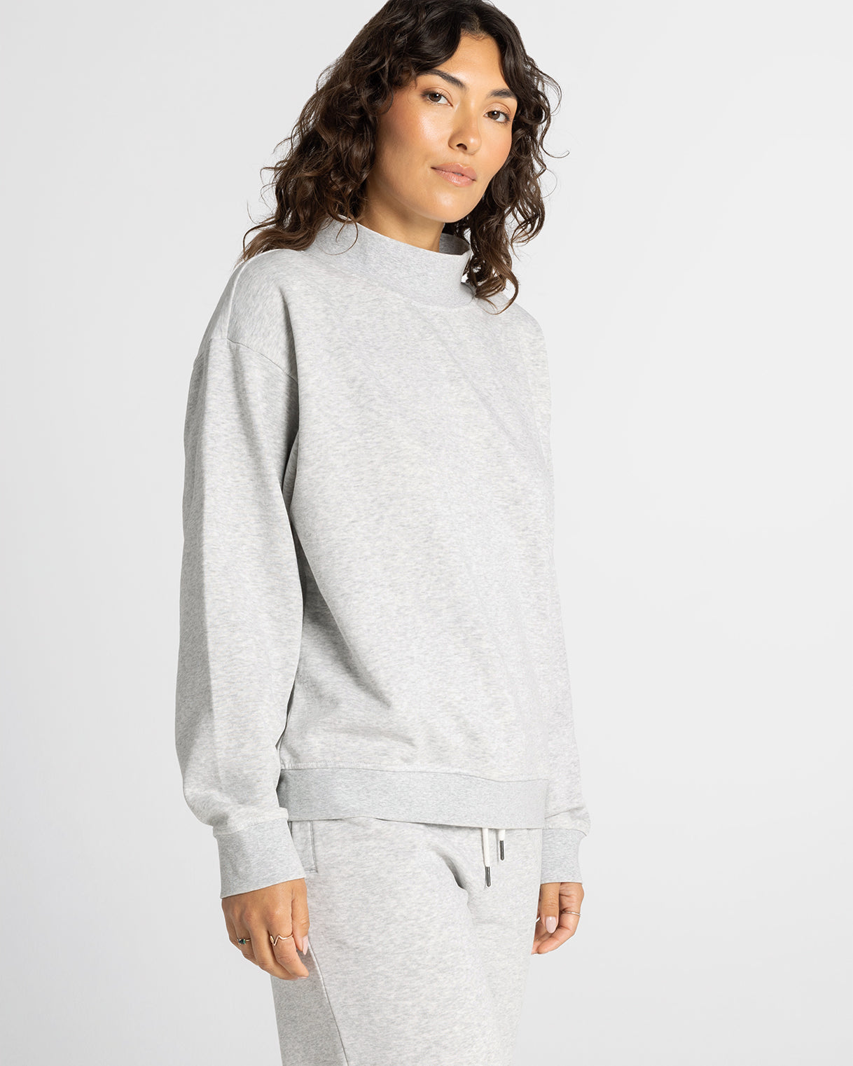 Thread & Supply Ashford Oversized Mockneck Sweatshirt