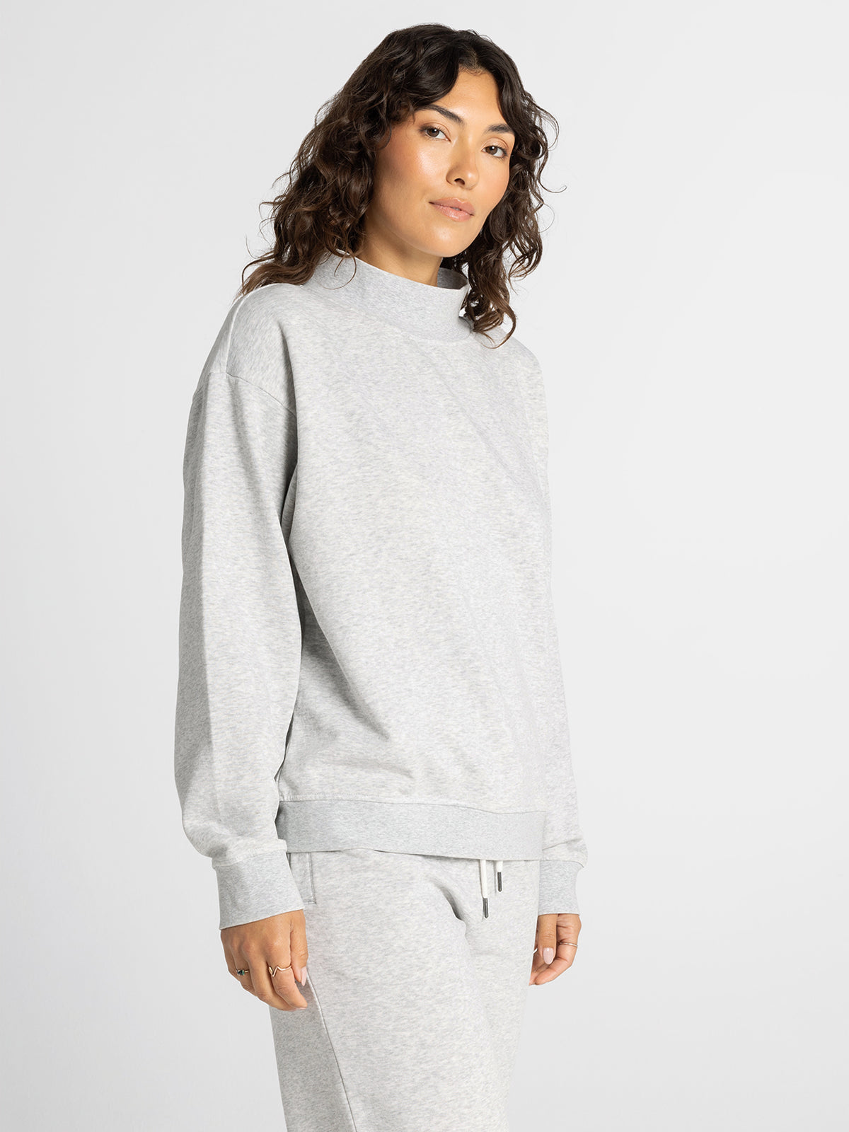 Thread & Supply Ashford Oversized Mockneck Sweatshirt