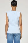 Bridget Ribbed Ruffle Tank Top