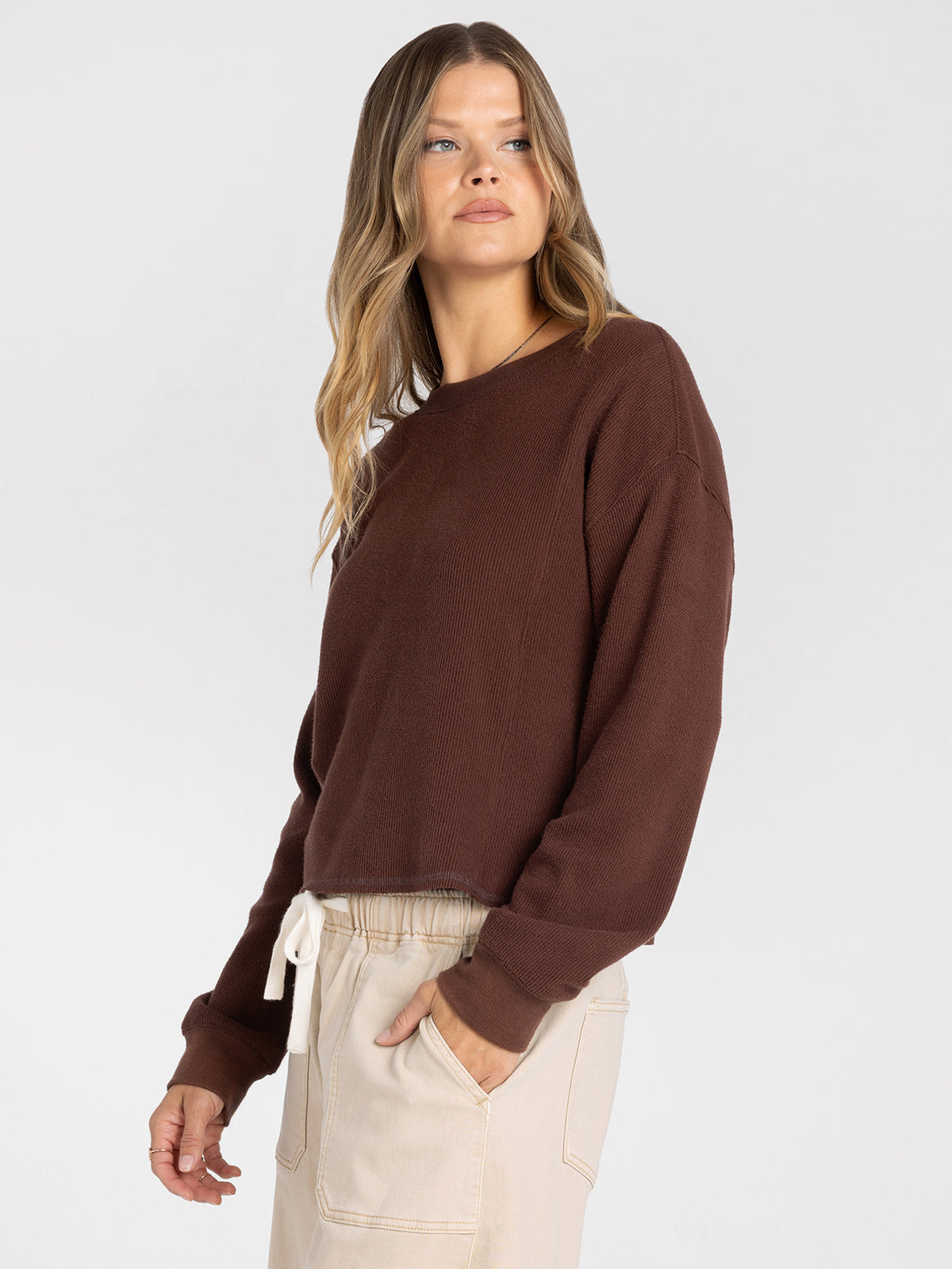Thread & Supply Jeana Top - Deep Mahogany
