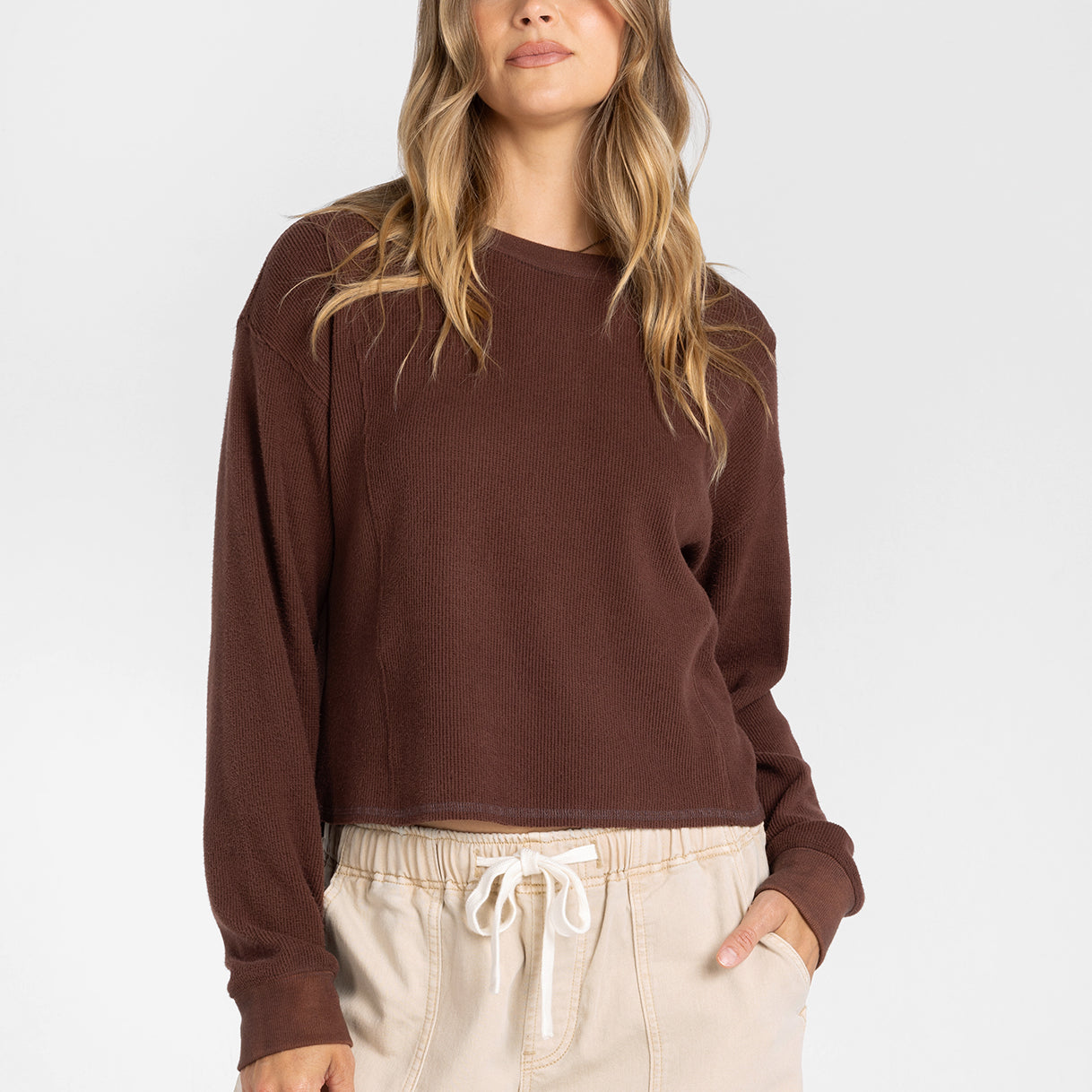 Thread & Supply Jeana Top - Deep Mahogany