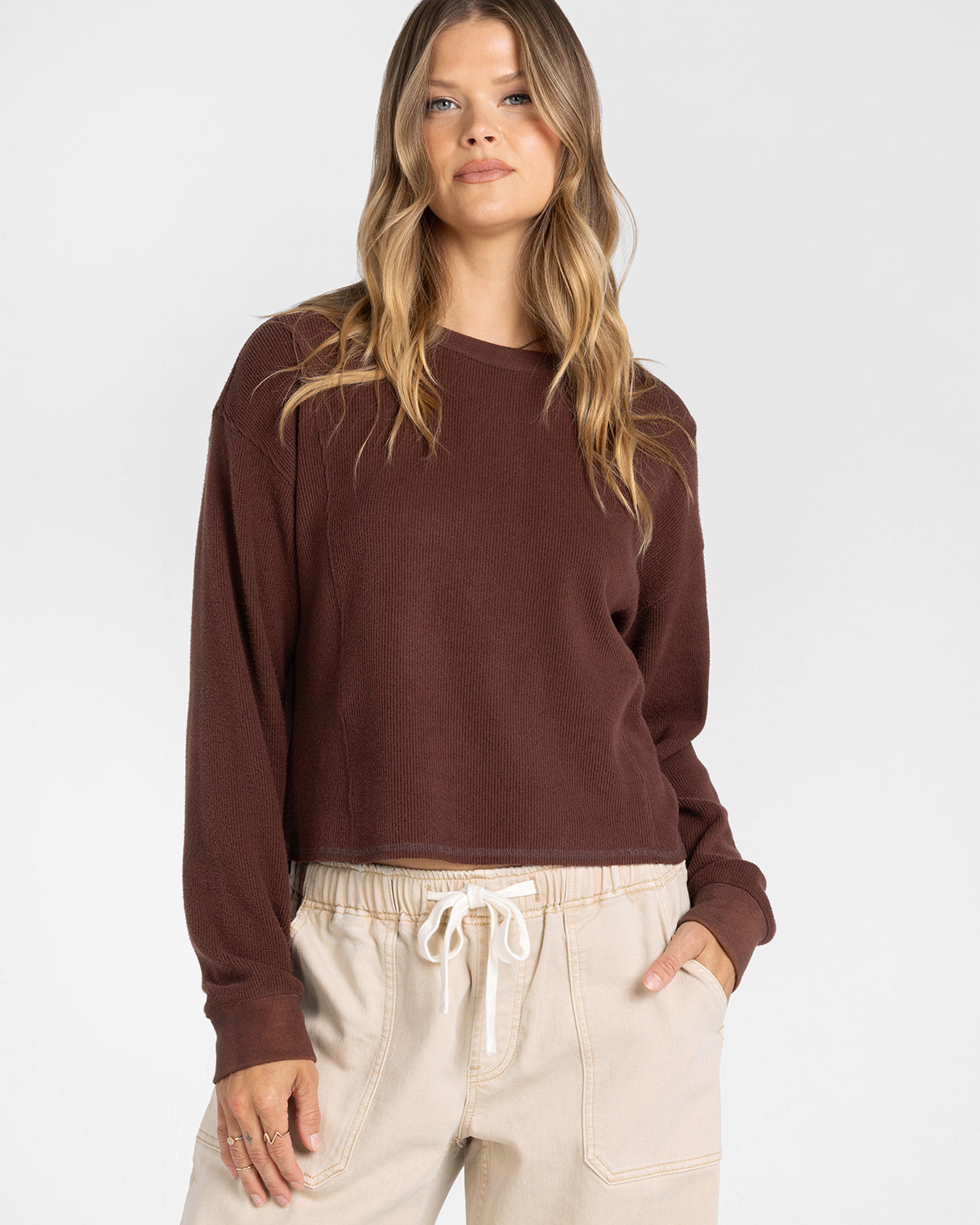 Thread & Supply Jeana Top - Deep Mahogany