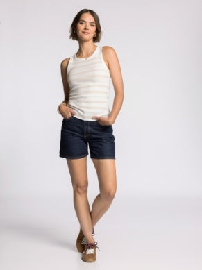 Edlin Essential Ribbed Crew Neck Tank