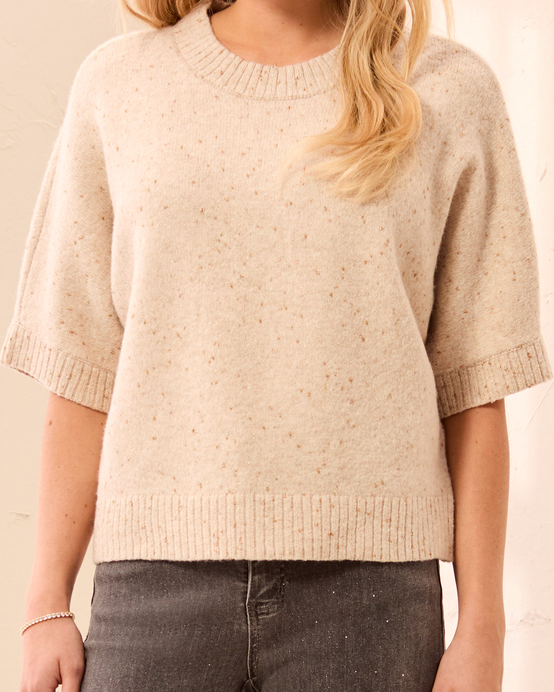 Tribal Lofty Extended Sleeve Sweater - Pashmina