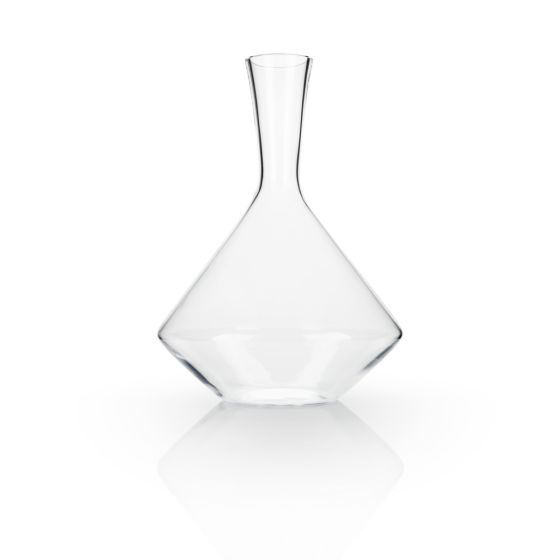 Viski Angled Crystal Wine Decanter
